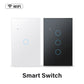 AUBESS TUYA WIFI Smart 1 / 2 / 3 / 4gang Switch | Zero Fire Requires A Neutral Line | US