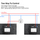 AUBESS TUYA WIFI Smart 1 / 2 / 3 / 4gang Switch | Zero Fire Requires A Neutral Line | US