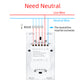 AUBESS TUYA WIFI Smart 1 / 2 / 3 / 4gang Switch | Zero Fire Requires A Neutral Line | US