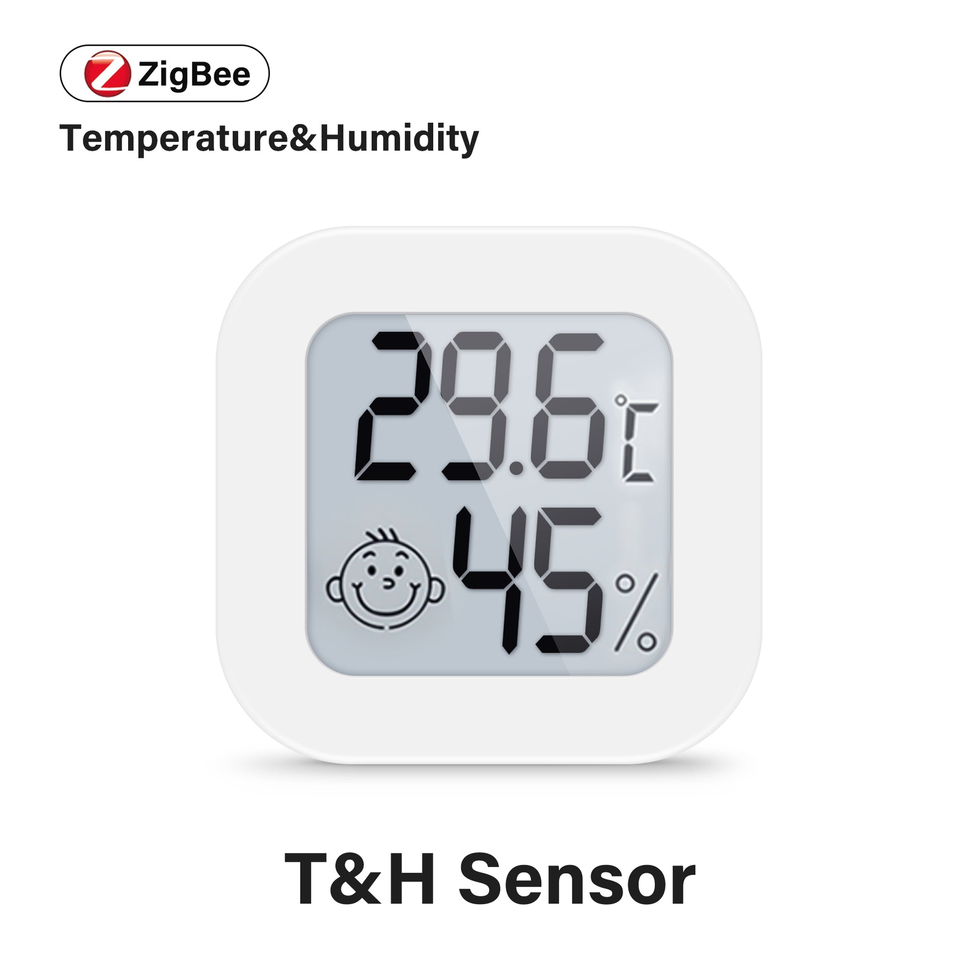 DC 3V Zigbee Temperature Humidity Sensor 100m Tuya Smart Temperature Sensor