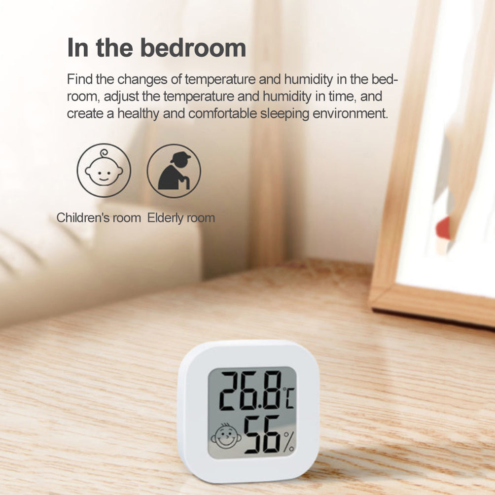 WiFi Temperature Humidity Sensor Smart Temperature And Humidity Sensor  Battery Powered Smart Home Security Work 